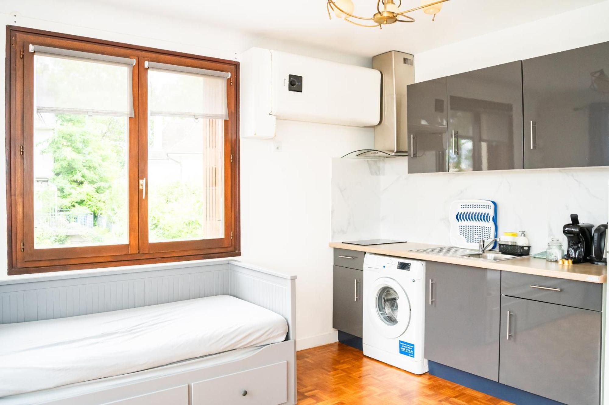 Qhome 2 - T2 Cosy Entre Paris Et Disney - Parking Prive Villiers-sur-Marne Exterior photo